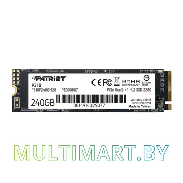 SSD диск Patriot P310 240GB (P310P240GM28)